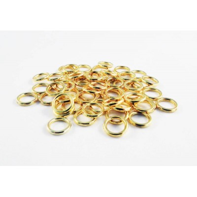 Μεταλλικό Κρικάκι Σκληρό 5mm Χρυσό_MECY5-G